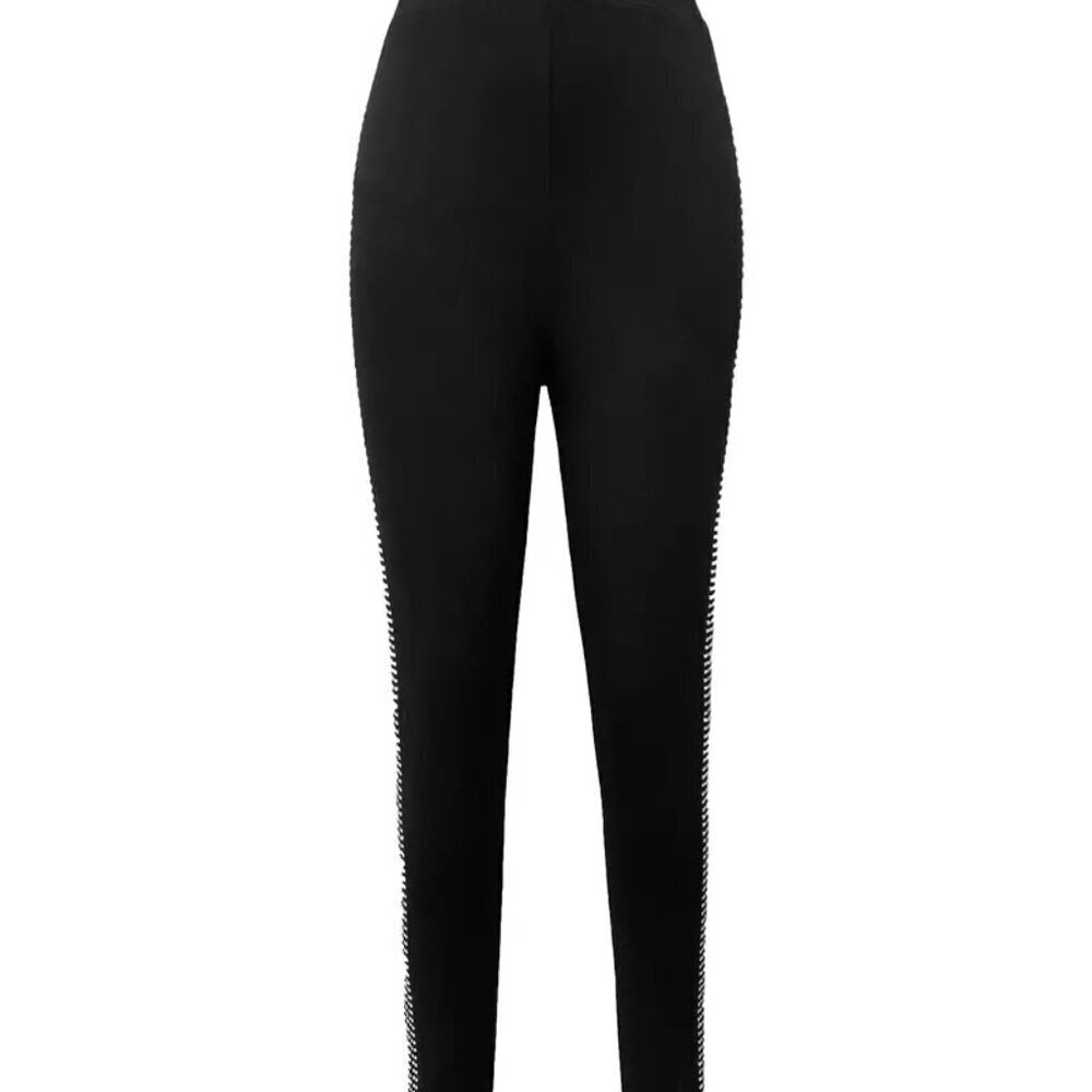 Slim Straight Rhinestone Pants/Leggings - Picture 2 of 3